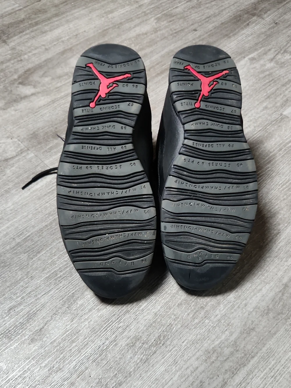 Lot JORDAN 10 Shadow & JORDAN 10 Powder Blue Size 13